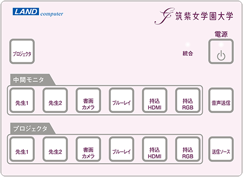 色とボタン名を変更した操作ボックスシート