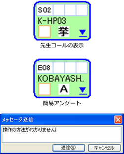 出席状態の表示