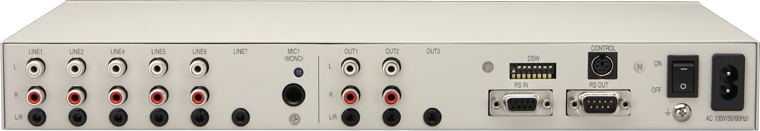 ７対３連動音声セレクタ LSW-SV73M（背面）